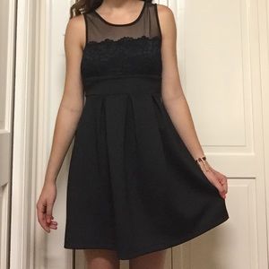 Sweet Storm Black Cocktail Dress